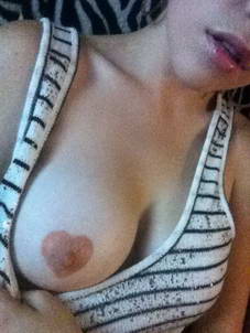 heart shaped nipple