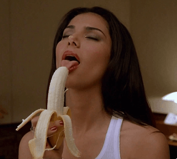 judy reyes gives head and licks a banana